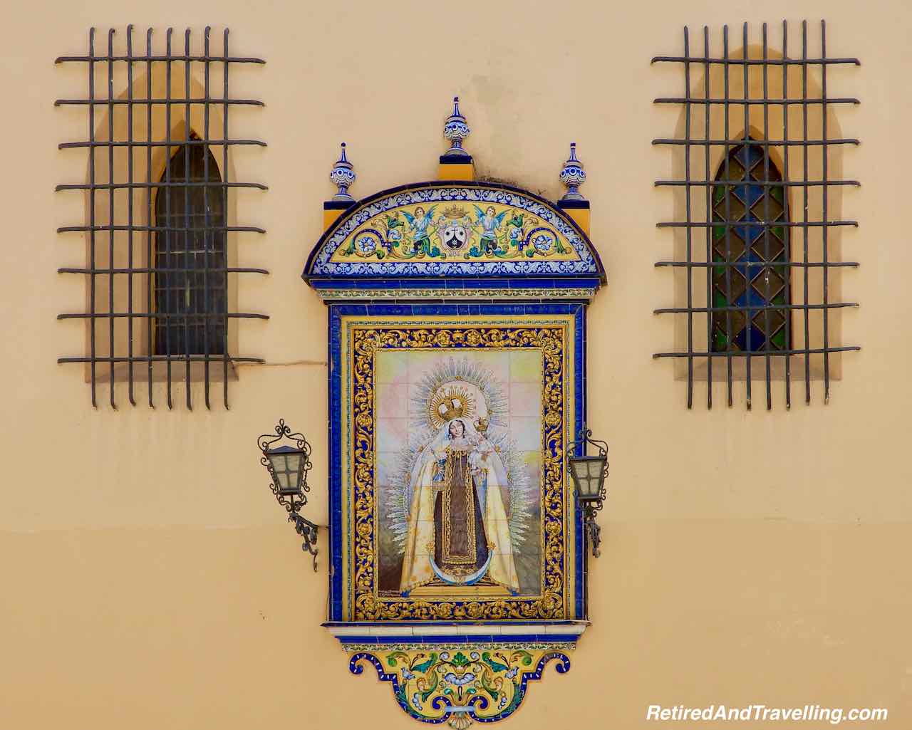 Santa Ana Church Tile Work - Triana Neighborhood In Seville Spain.jpg