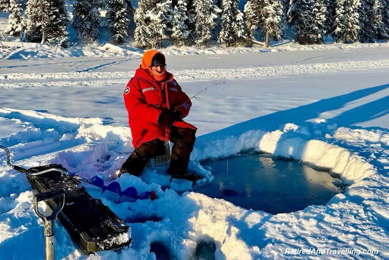 Yukon Ice Fishing - Winter Adventures In The Yukon In Canada